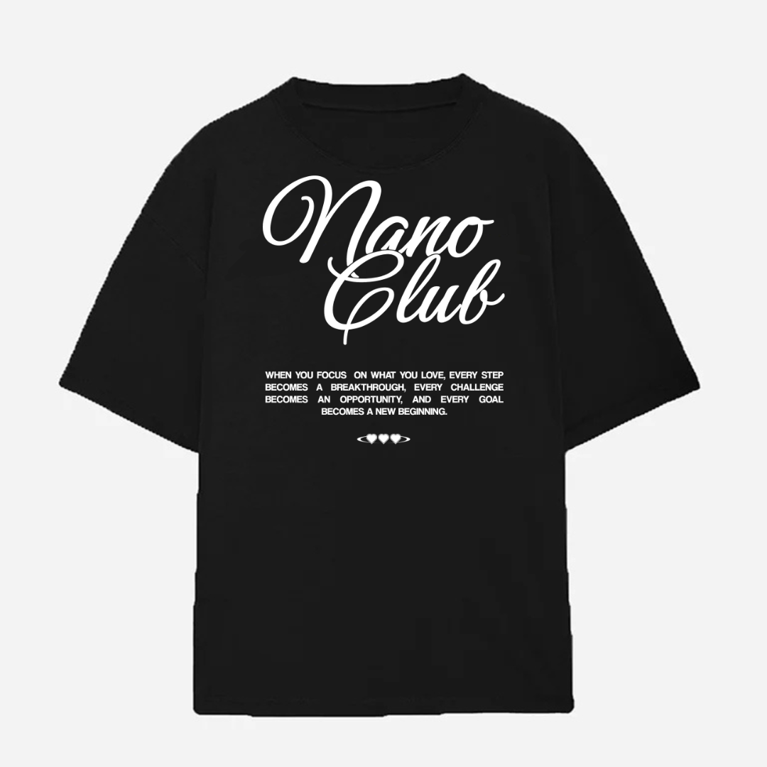 Black Special Nano Club T-shirt