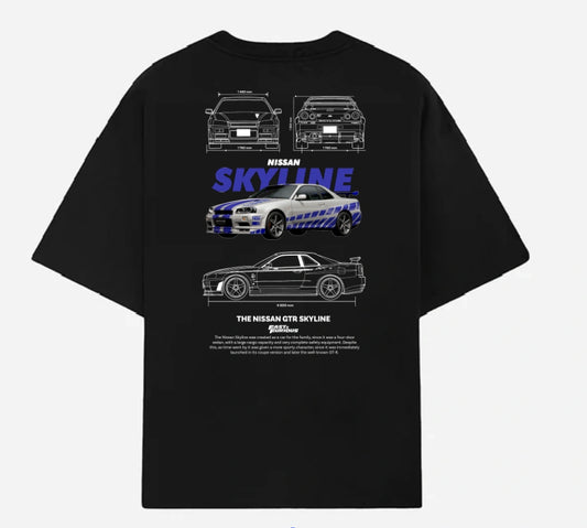 Camiseta Nissan Skyline R34 - Nano Club